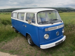 1973 VW Camper Van Rare twin slider tin top model