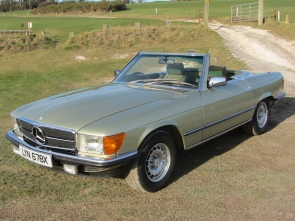1982 Mercedes-Benz 380SL 38,000 miles from new, one owner