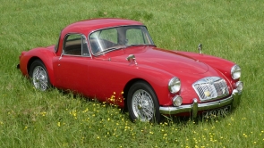1958 MG A Coupe,  previous owner for 45 years